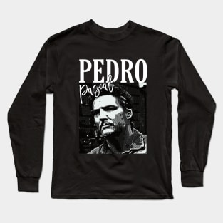 Pedro pascal vintage Long Sleeve T-Shirt